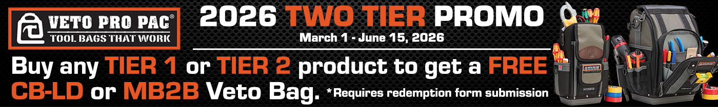 Veto Pro Pac Two Tier Promo Spring 2026