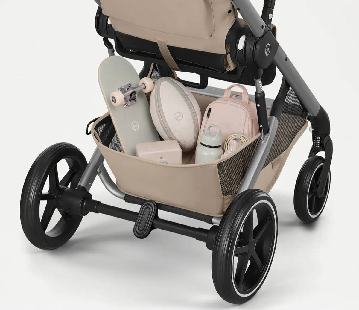 Spacios shopping basket on the Cybe Balios S Lux
