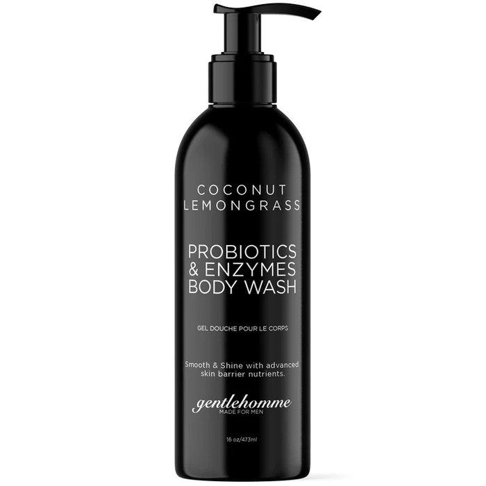 Gentlehomme probiotics and enzymes body wash
