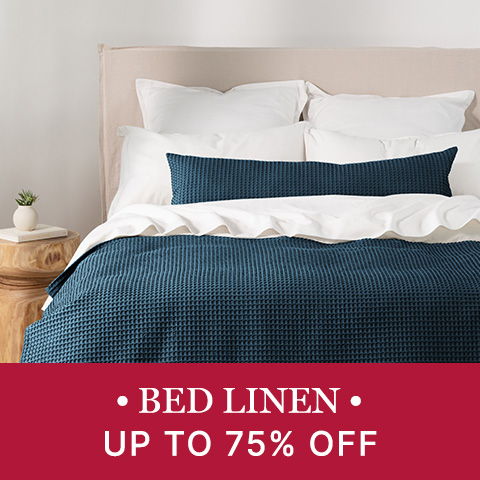 Bed Linen Up To 75% Off