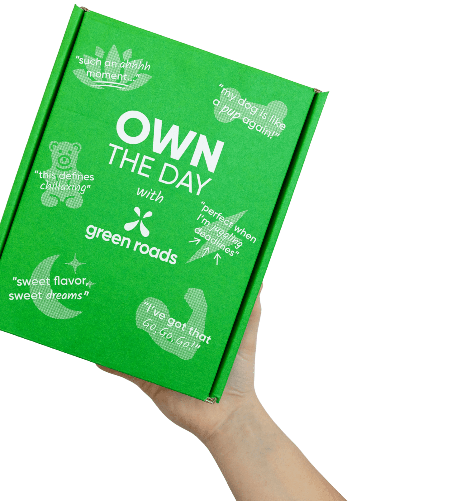 Green Roads Own The Day package