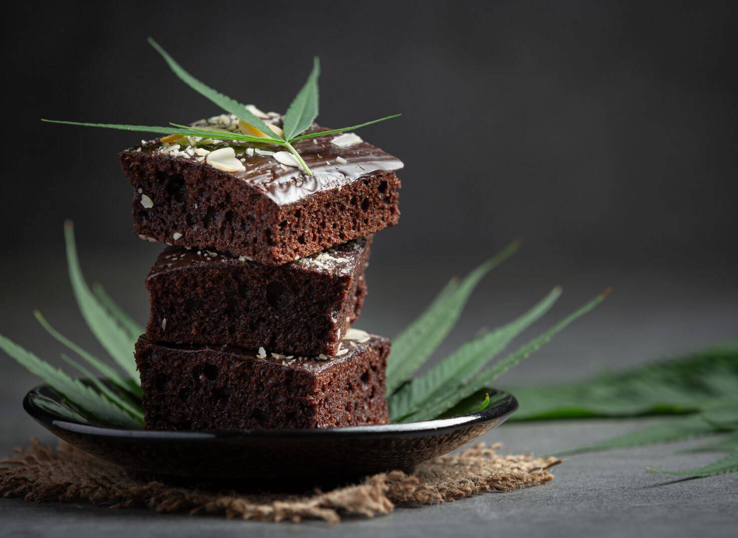 Stack of brownies—microdosing edibles for migraines