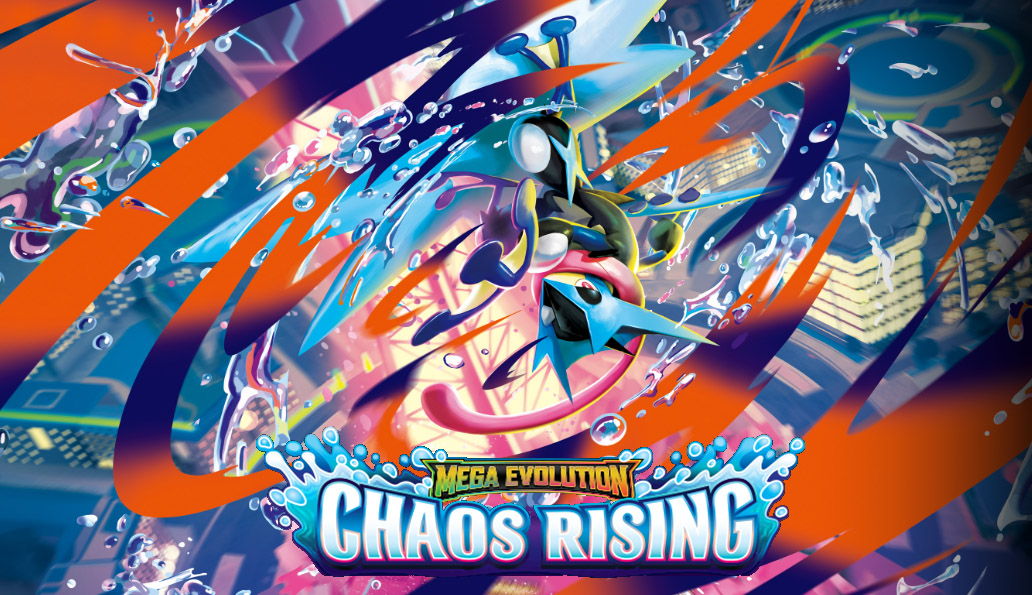 Promotional artwork for the Pokémon TCG set Chaos Rising.