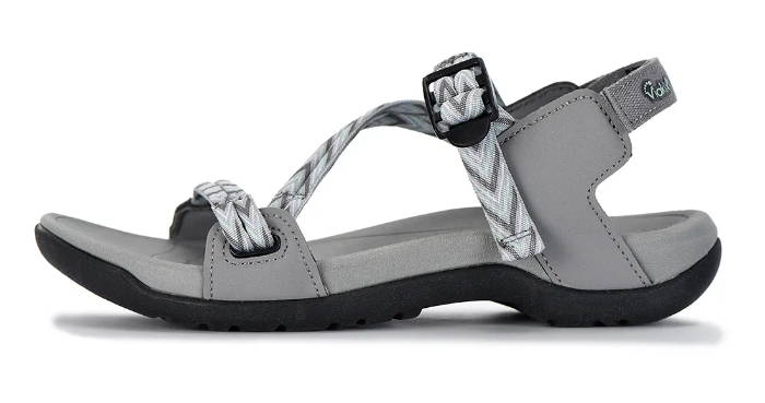 Grey waterproof sandal for women