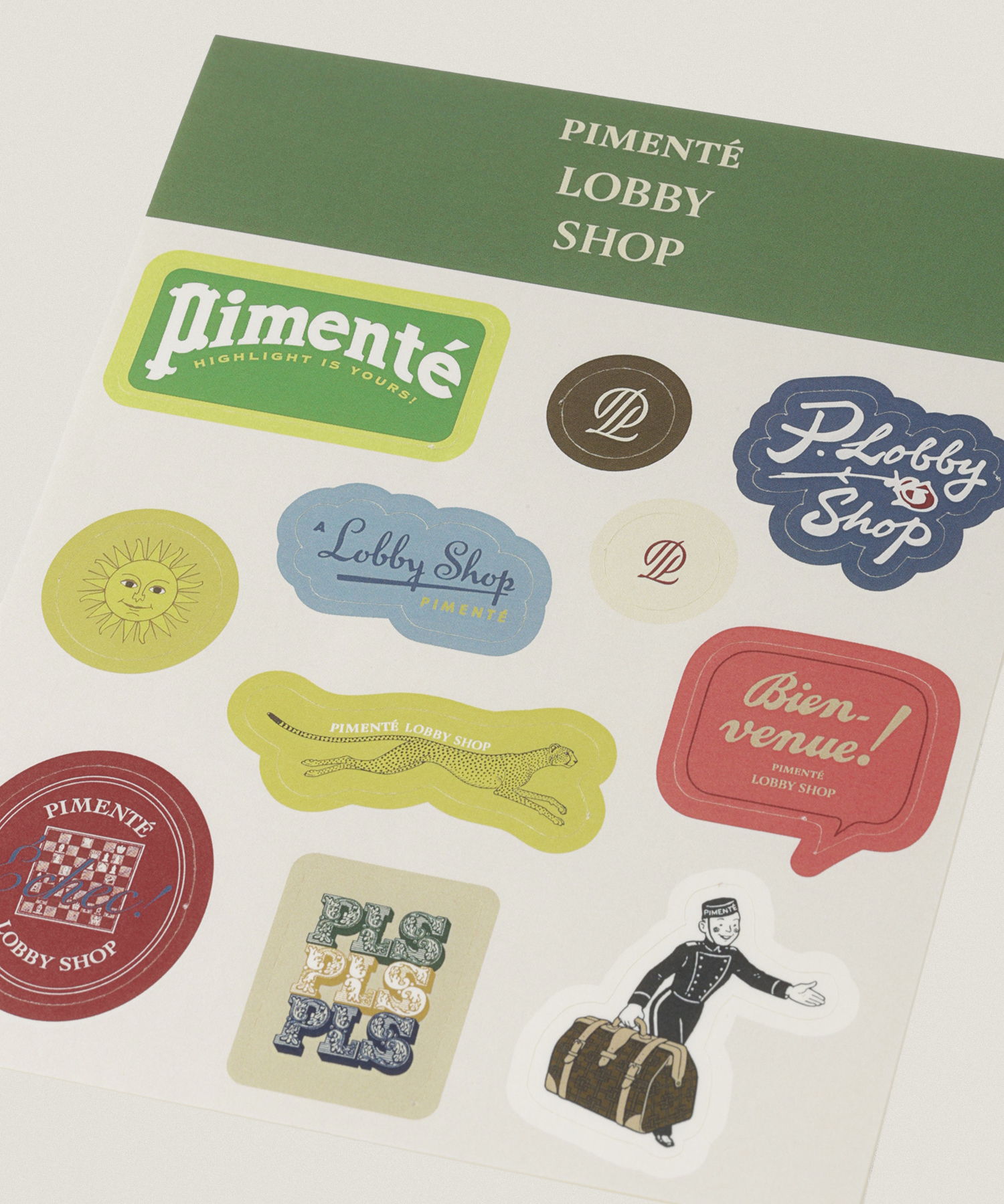 PIMENTÉ LOBBY SHOP オリジナルステッカー