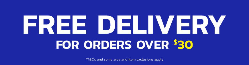Free delivery for orders over $30.