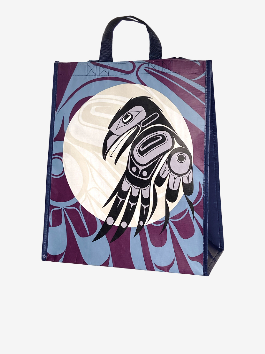 Raven Moon Large Eco Bag by Allan Weir