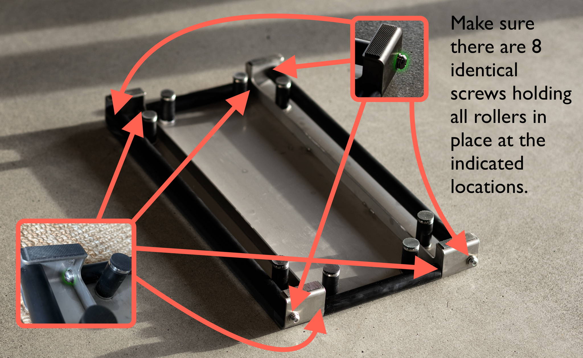 CyberPlate roller screws diagram