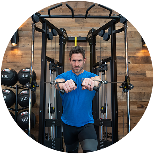 Don Saladino cable exercises on functional trainer