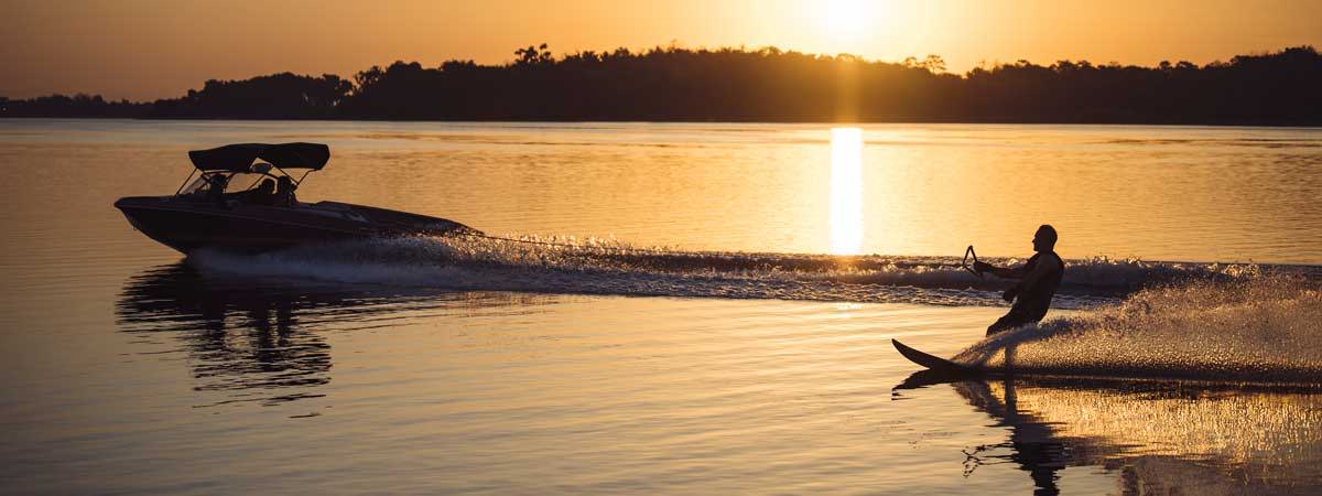 Where to waterski on the Murray River, South Australia