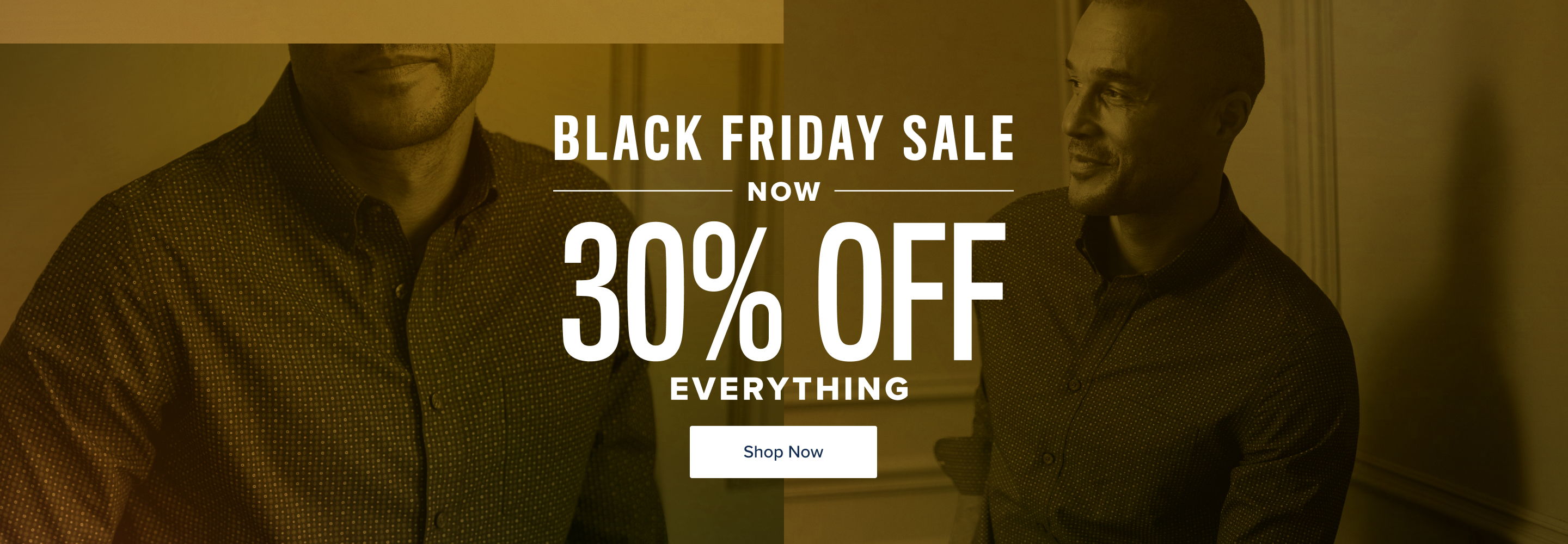 Black Friday sale with 30% off everything.