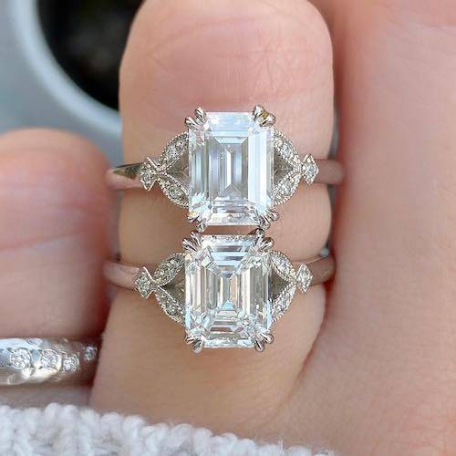 What are the best fake diamonds for engagement rings