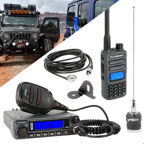 Powerful 2-Way GMRS Mobile Radios and Mounts for Jeep – Rugged Radios