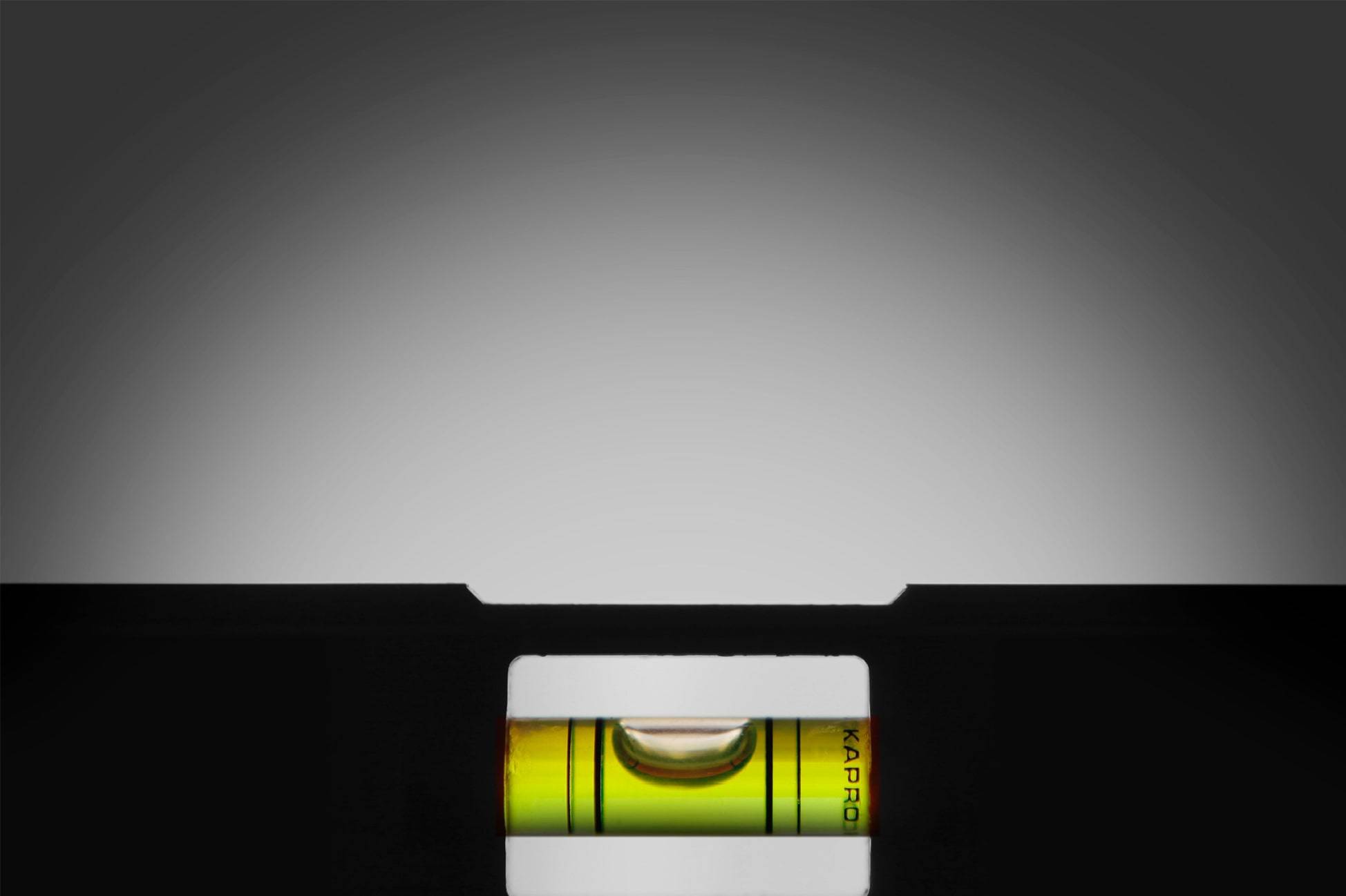Silhouette Image of a Spirit level