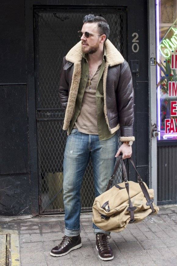 Articles of Style | 1 Piece/3 Ways: Vintage Shearling B-3 Bomber