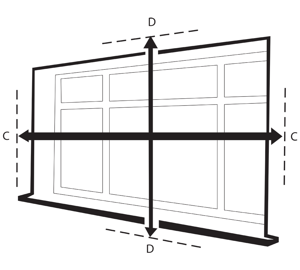 How to measure blinds for fitting outside of the window recess