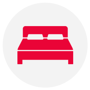 hotel bed icon