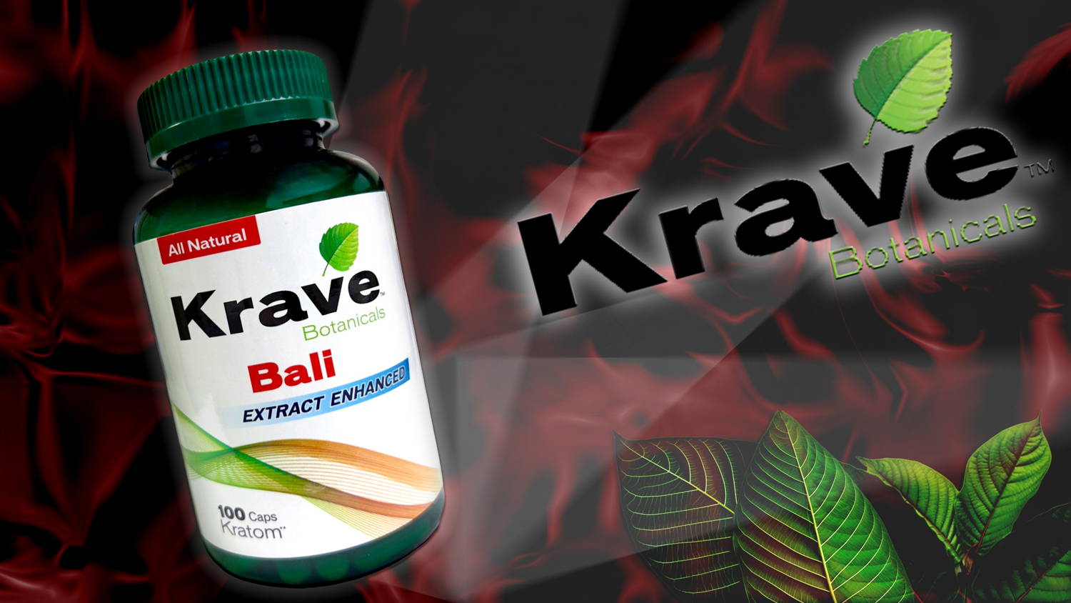 Krave Kratom Extract Enhanced Capsules Bali
