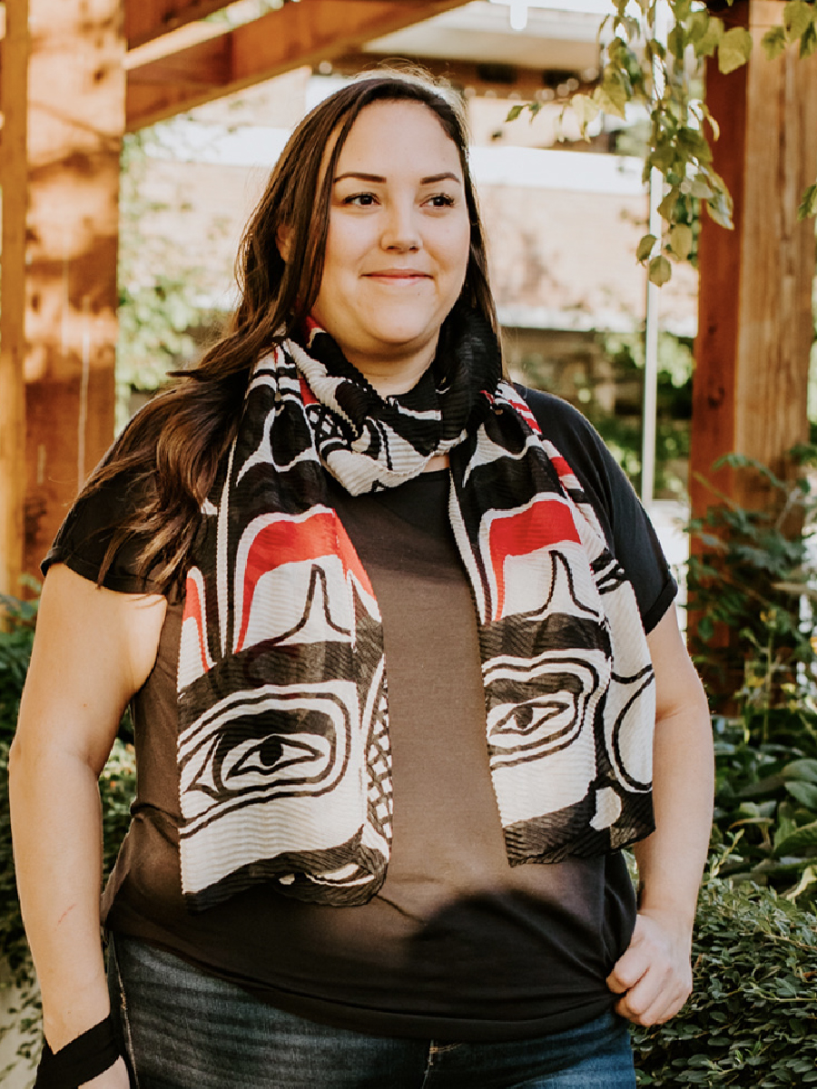 Eagle Vision Eco Scarf by Allan Weir
