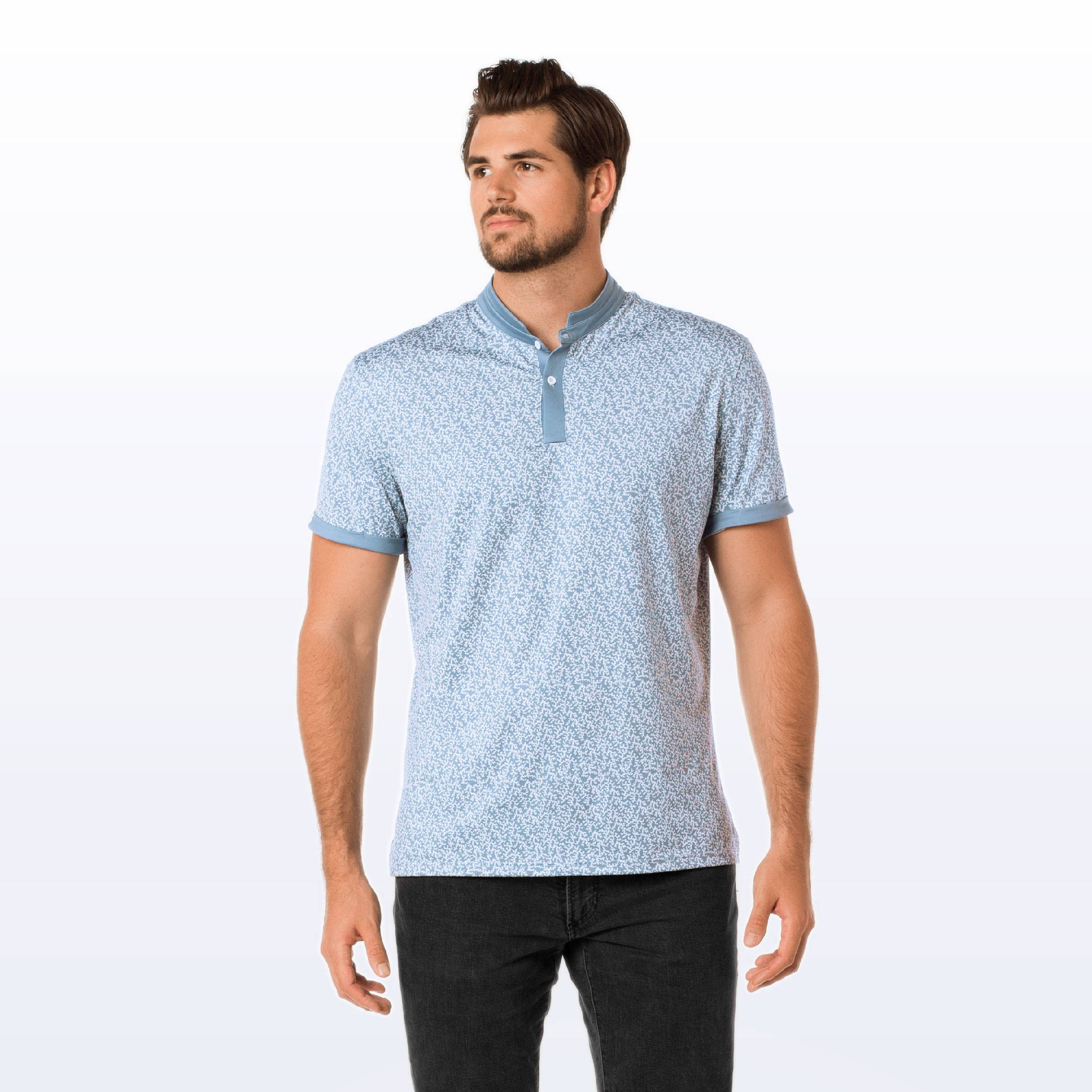 MANTRA The Coral Polo - made sustainably from repurposed materials