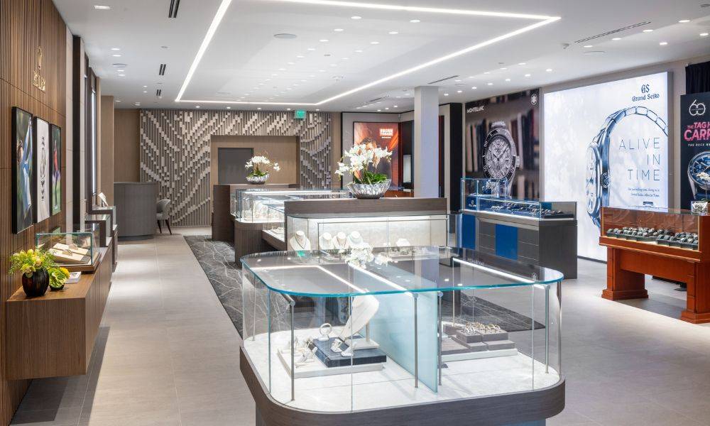 Henne Jewelers main floor showroom