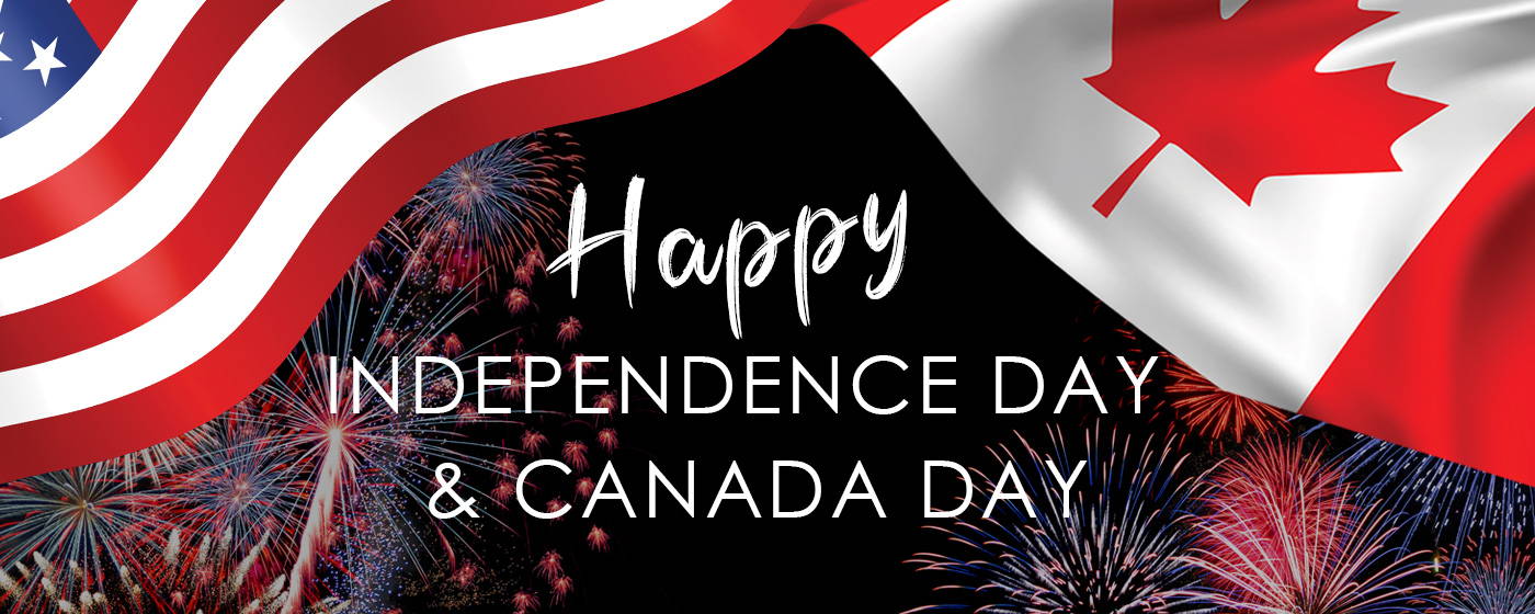 Happy Independence day & Canada Day