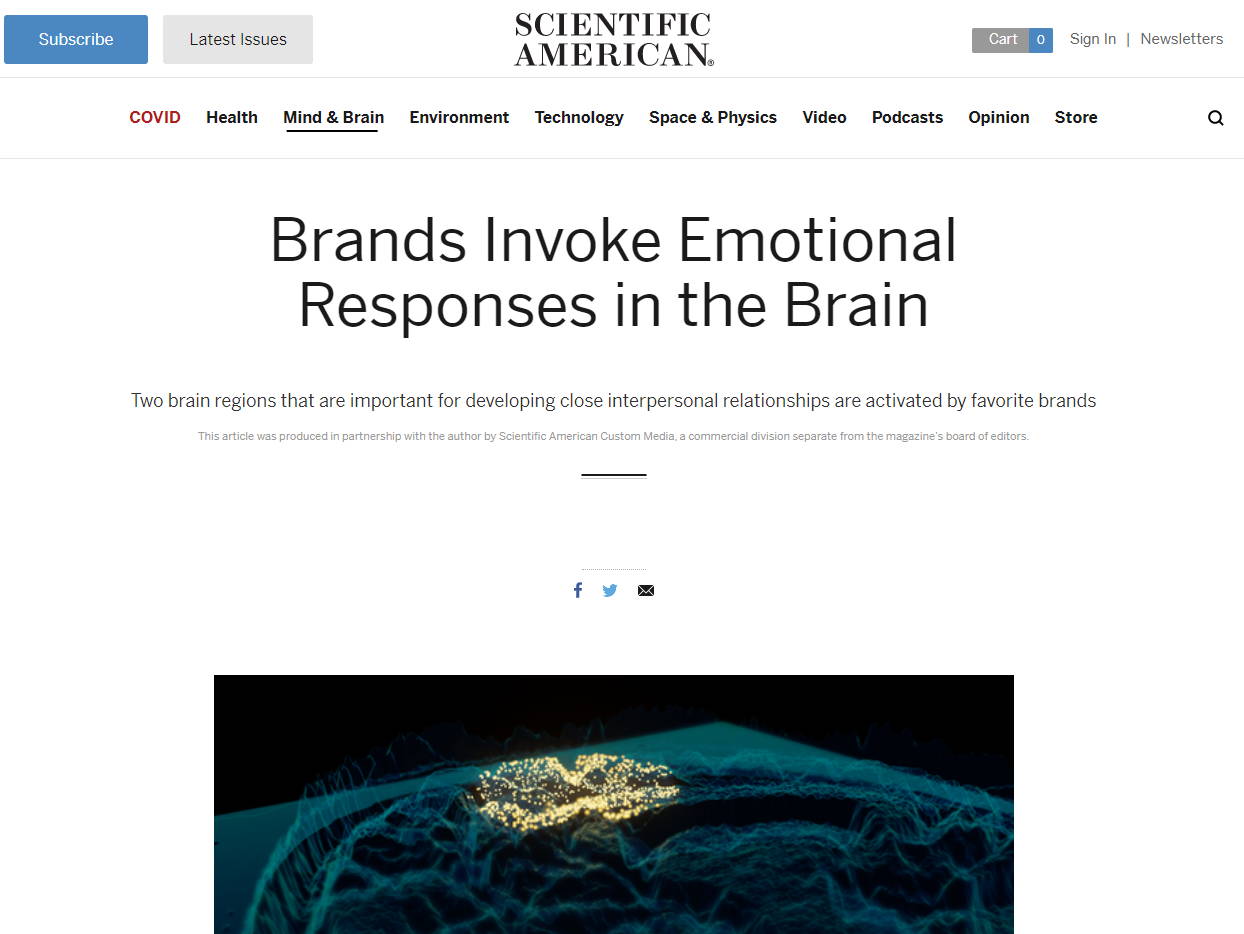 Click to view an example Research Digest with Scientific American