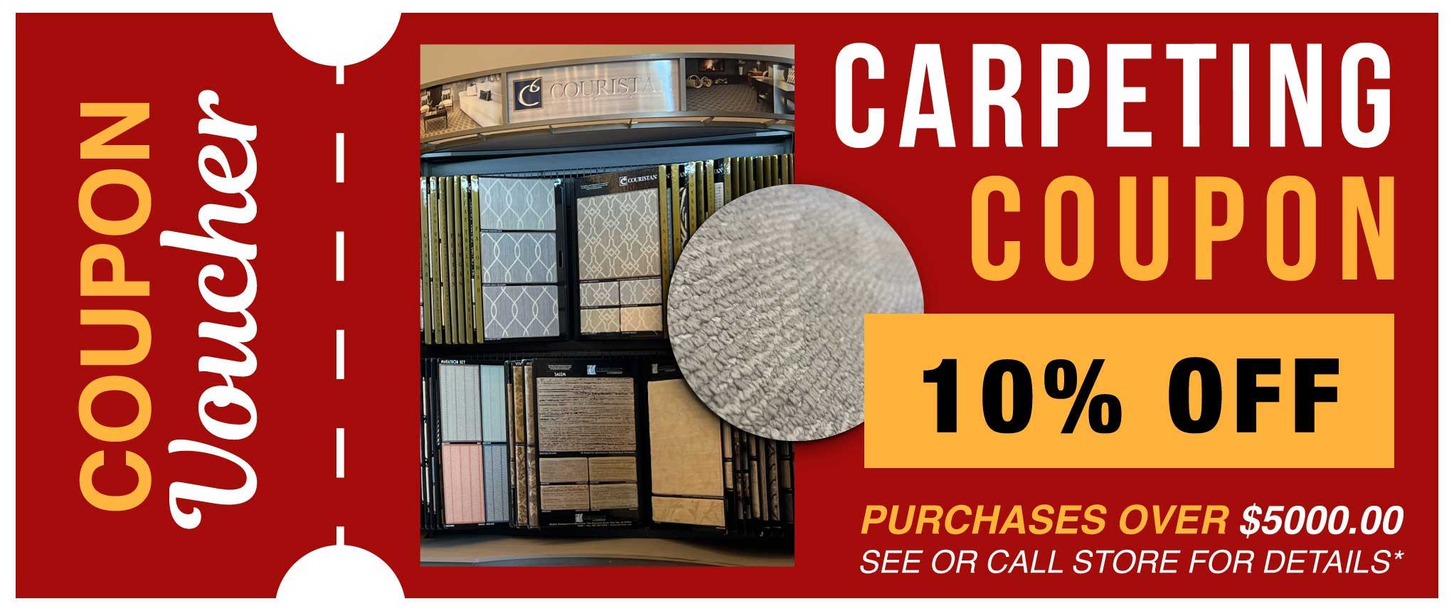 10% off carpeting coupon from Kaoud Rugs and Carpet