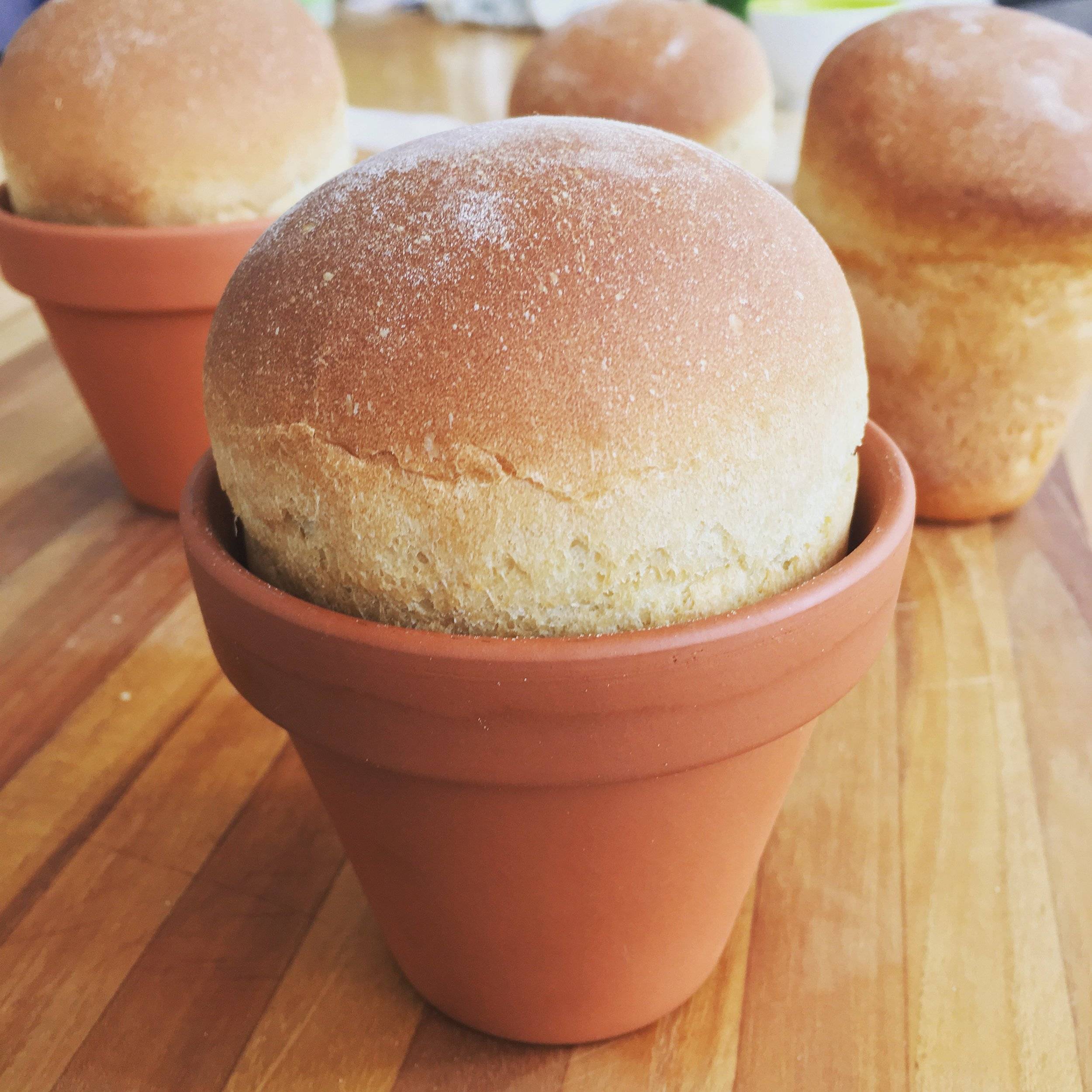 Instructions: How to Make Flower Pot Bread — FarmSteady