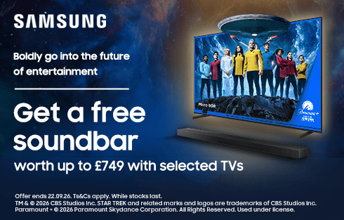 Get a free soundbar worth up to £749 with selected Samsung TVs