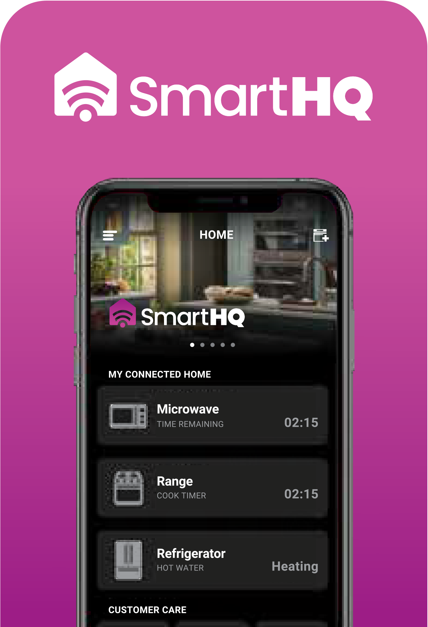 SmartHQ screen example