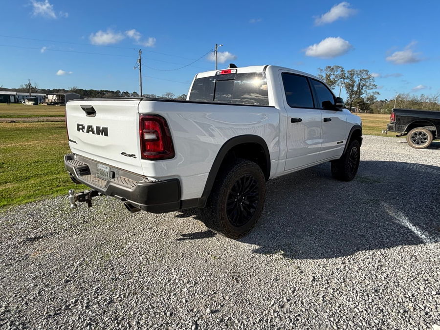 Air horn hardware and mounting detail on Justin's RAM 1500