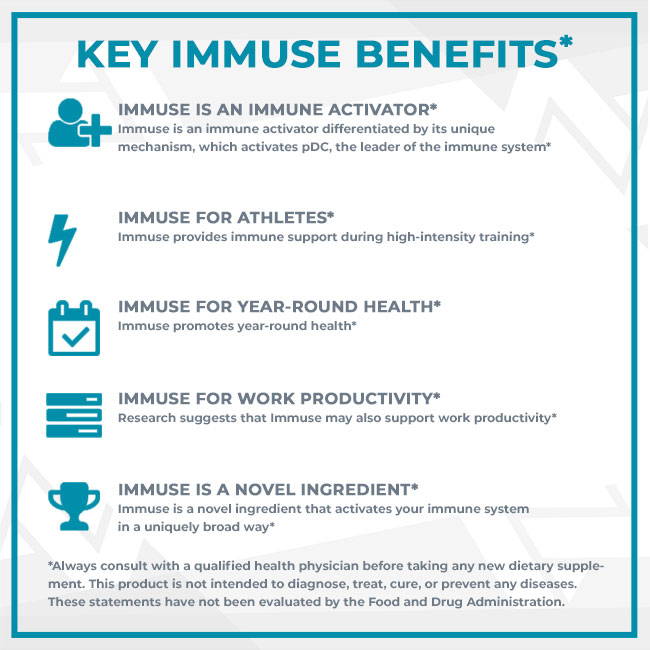 Key Immuse Benefits