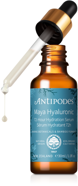 Maya Hyaluronic 72-Hour Hydration Serum.