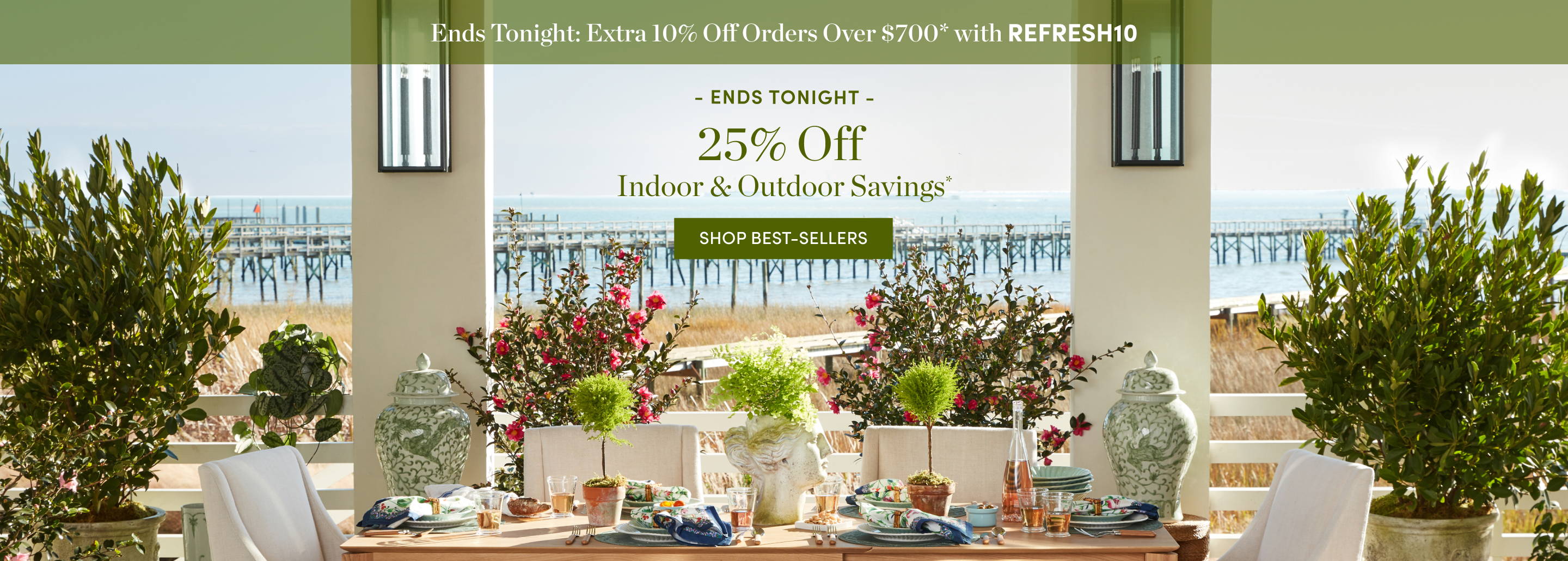 25% Off Indoor & Outdoor Savings