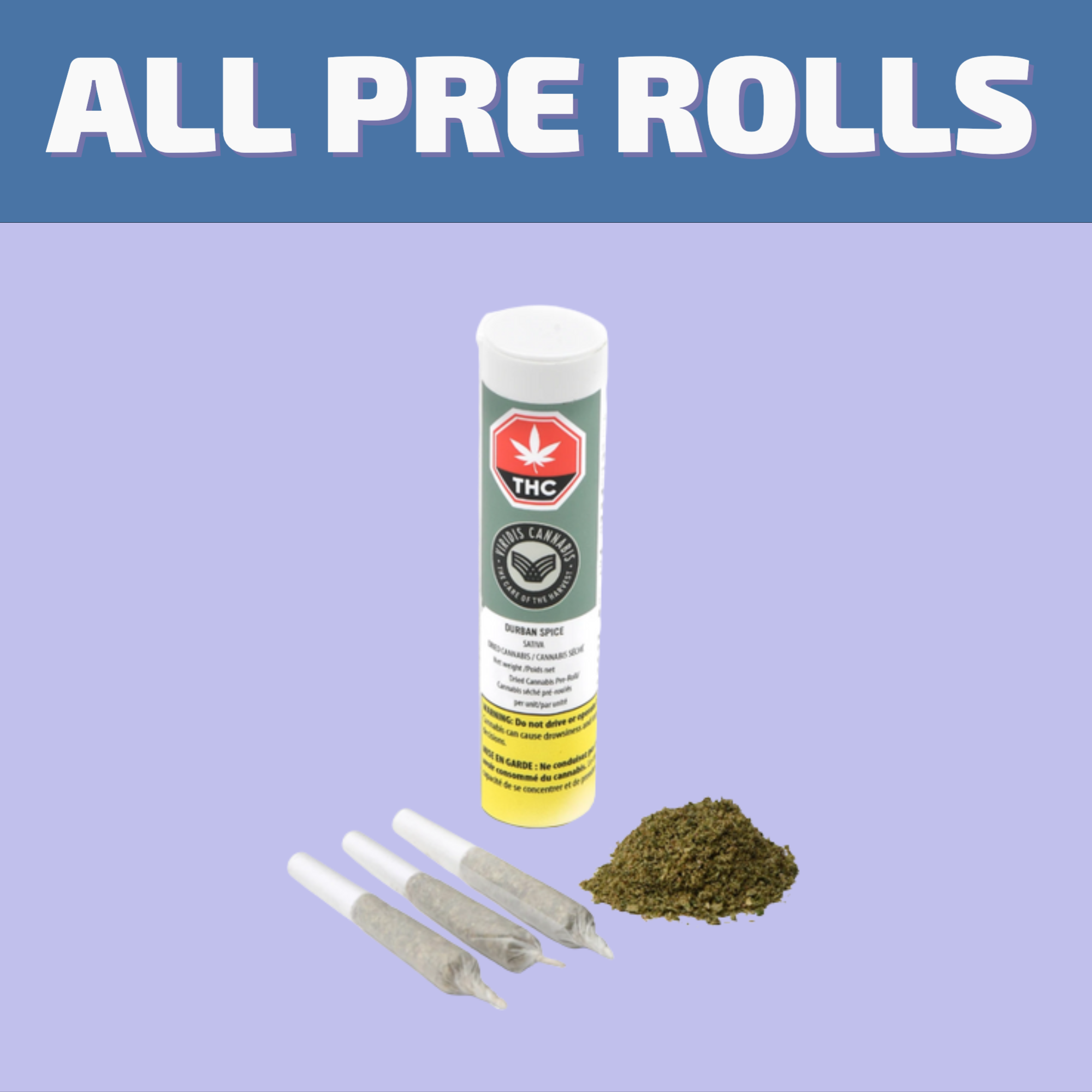 Order Pre Rolls online for same day delivery in Winnipeg or visit our cannabis store on 580 Academy Road.  