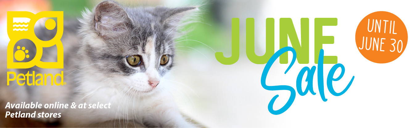 June sale available online and at select Petland stores until June 30, 2022