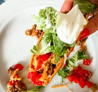 View an Tastefully Simple Instagram post featuring tacos.