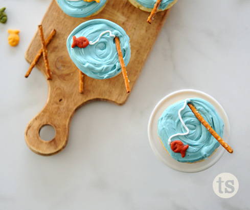 go fish cupcakes