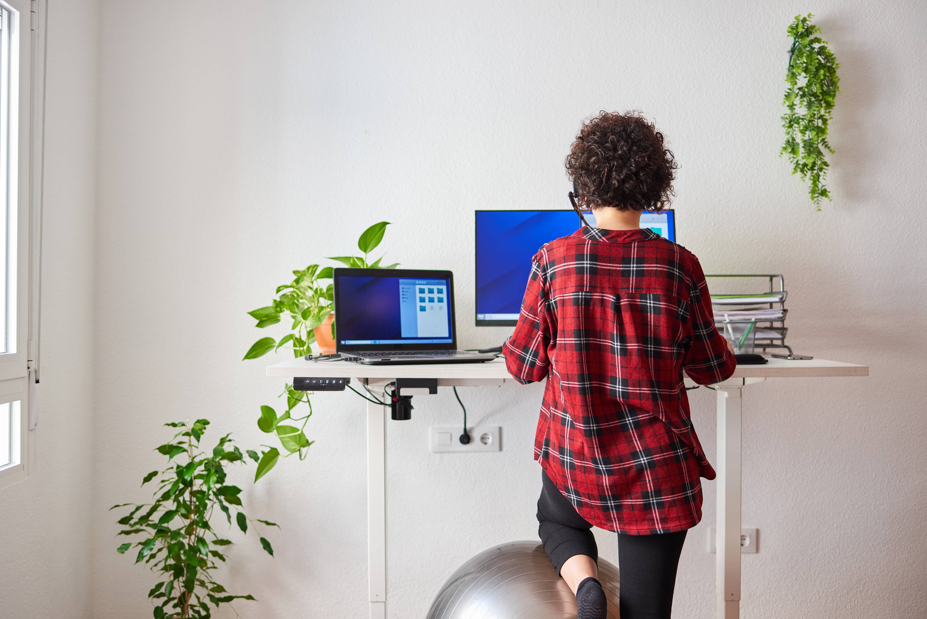 Standing desk. Socks for men. Socks for women. Therafirm. Improved blood flow. 