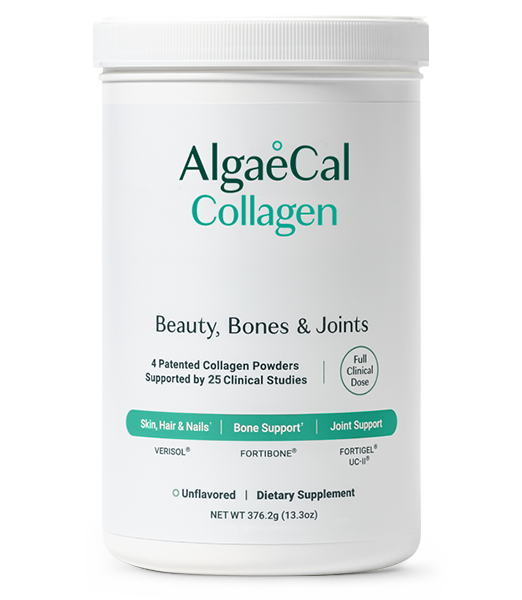 Container of AlgaeCal Collagen