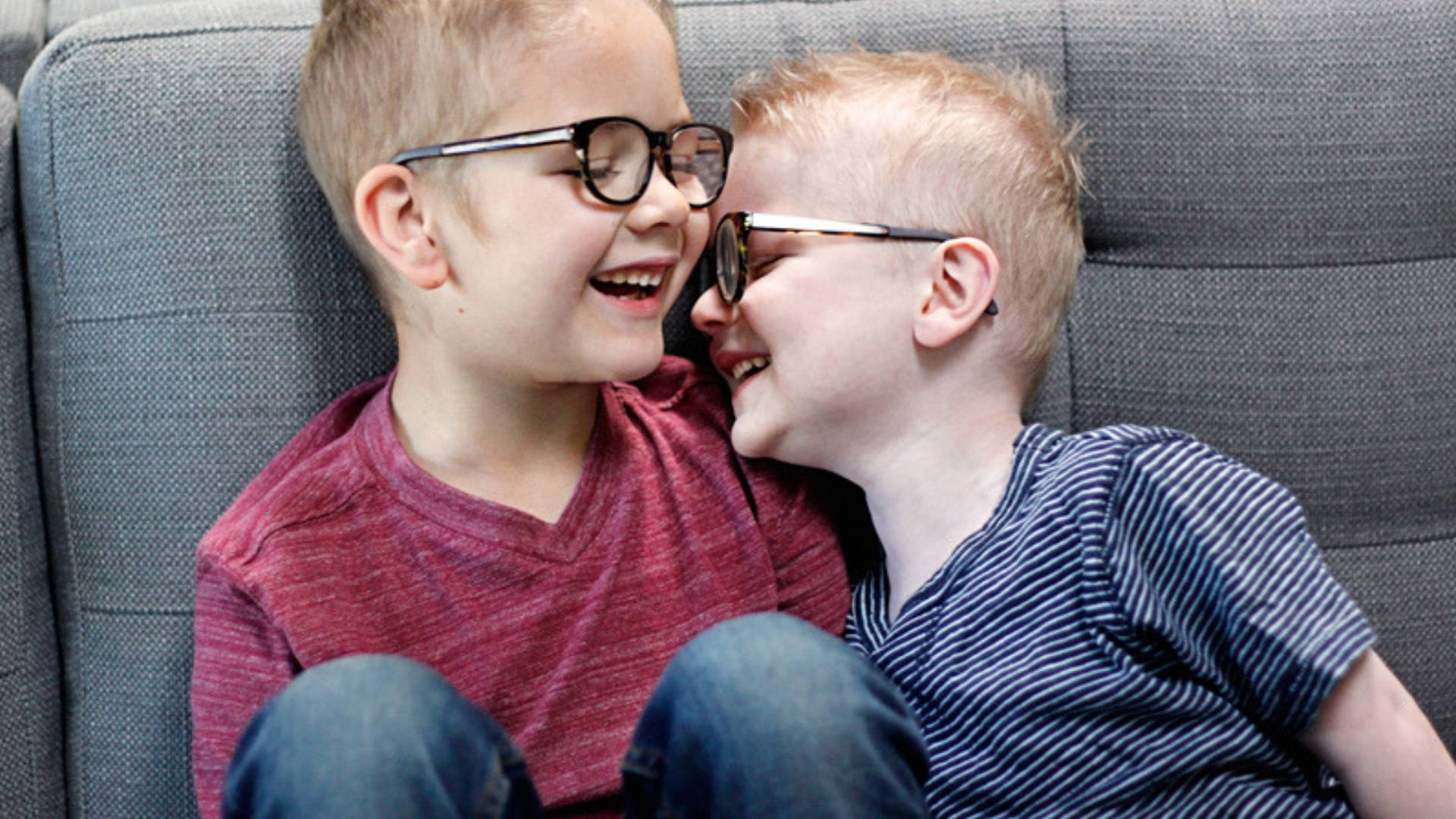 Two brothers need glasses, two different reasons Jonas Paul Eyewear