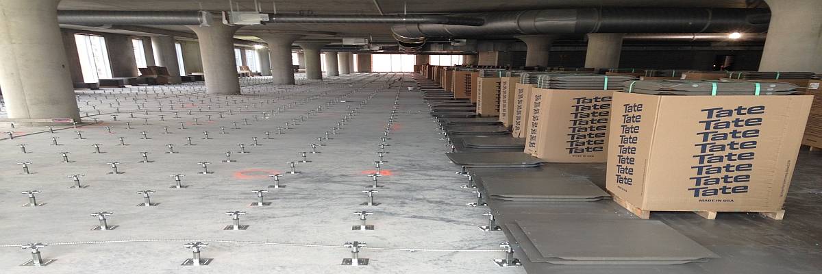 Tate raised floor installation services