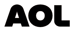 Logo of AOL, featuring the letters A, O, and L.