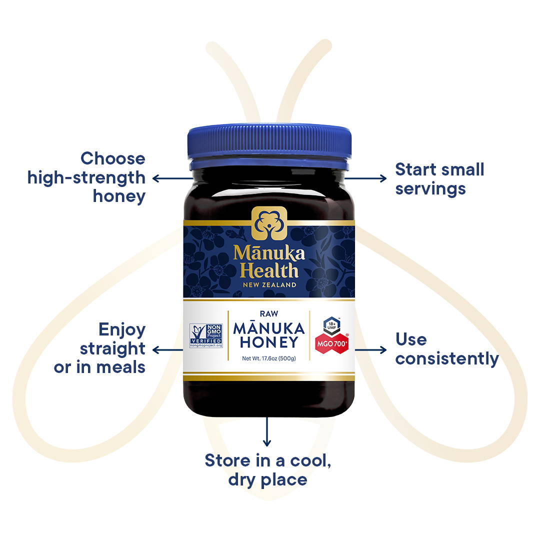 Manuka honey with its usage