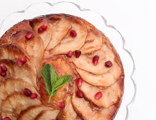 Pomegranate and Apple Cake