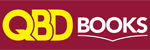 QBD Books logo with yellow text on a red background.