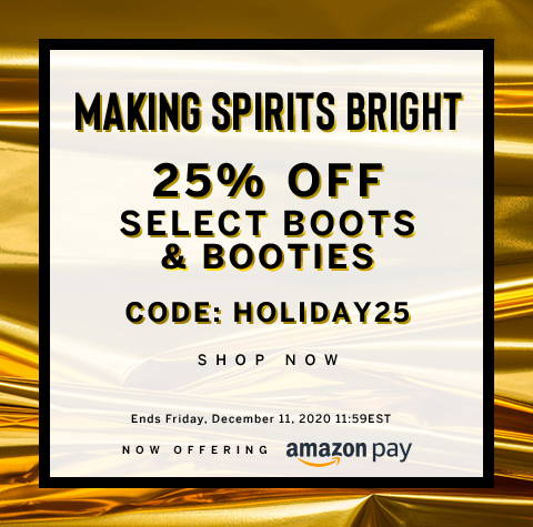 25% Off Select Boots & Booties