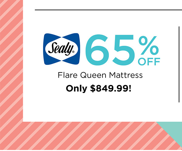 65% off Flare Queen Mattress