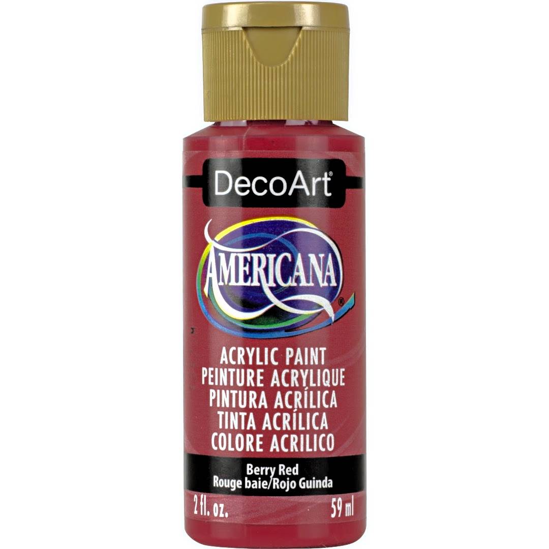 Berry Red Americana Acrylics DAO19-3 2 ounce bottle